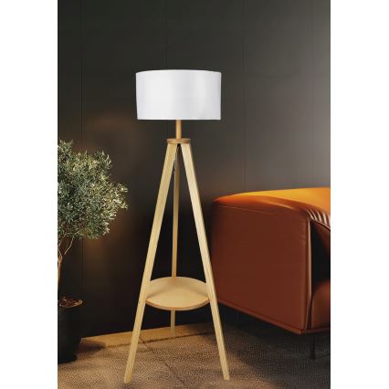 Lampa stojąca 1xE27/40W/230V biała