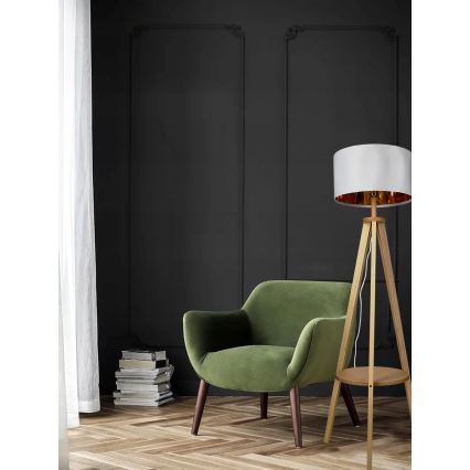 Lampa stojąca 1xE27/40W/230V biała