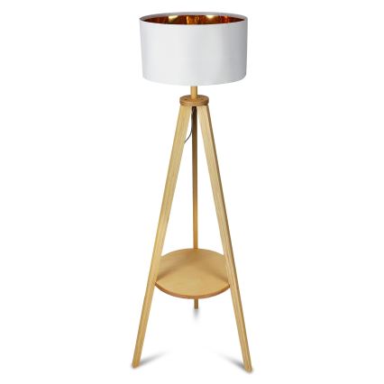 Lampa stojąca 1xE27/40W/230V biała