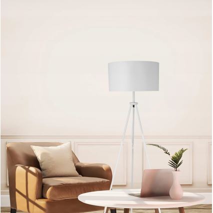 Lampa stojąca 1xE27/40W/230V biała