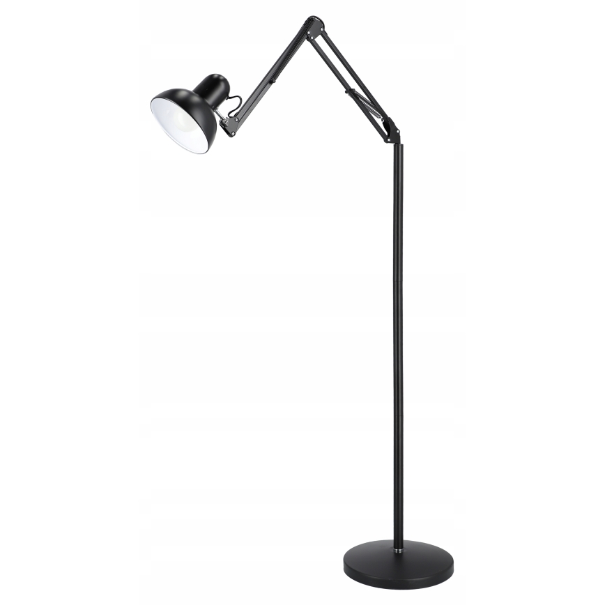Lampa stojąca 1xE27/40W/230V czarna