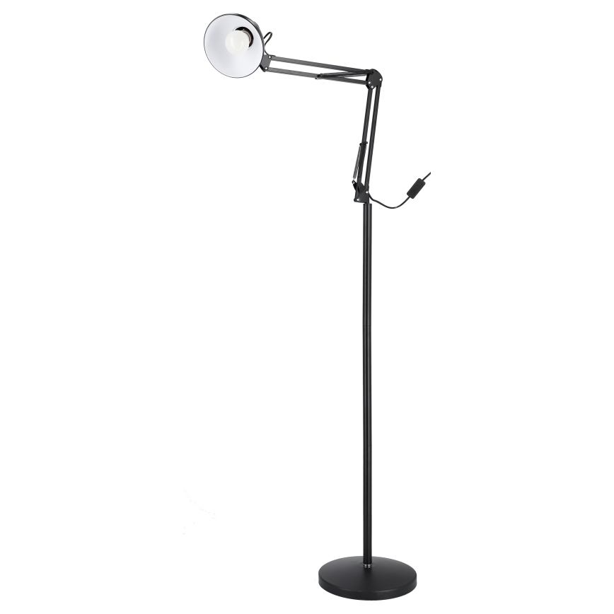 Lampa stojąca 1xE27/40W/230V czarna