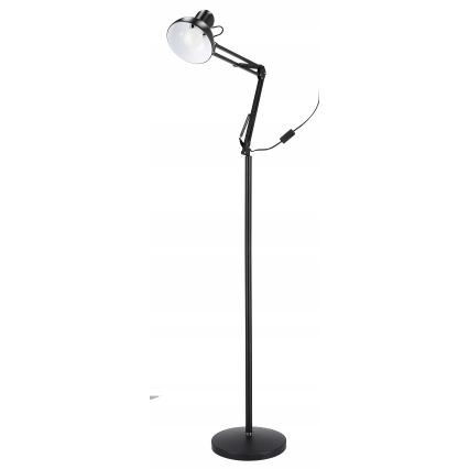Lampa stojąca 1xE27/40W/230V czarna