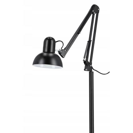 Lampa stojąca 1xE27/40W/230V czarna
