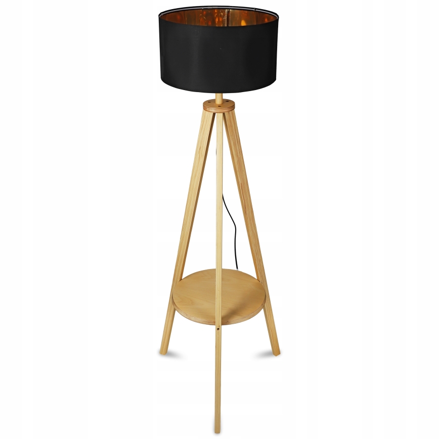 Lampa stojąca 1xE27/40W/230V czarna