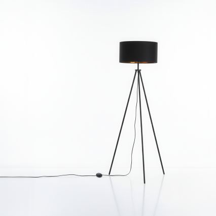 Lampa stojąca 1xE27/40W/230V czarna