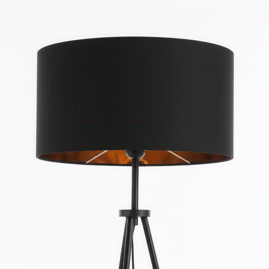 Lampa stojąca 1xE27/40W/230V czarna