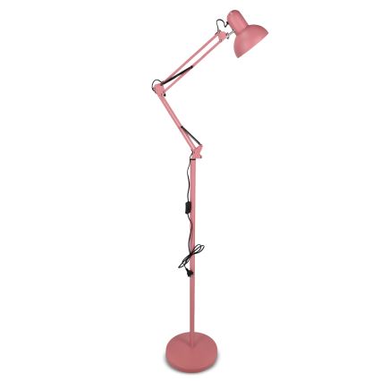 Lampa stojąca 1xE27/40W/230V różowa