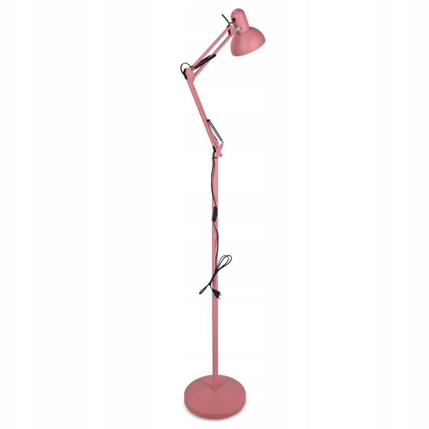 Lampa stojąca 1xE27/40W/230V różowa
