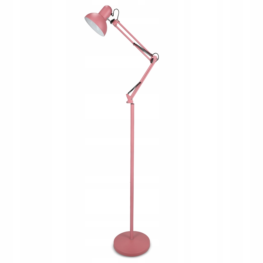Lampa stojąca 1xE27/40W/230V różowa