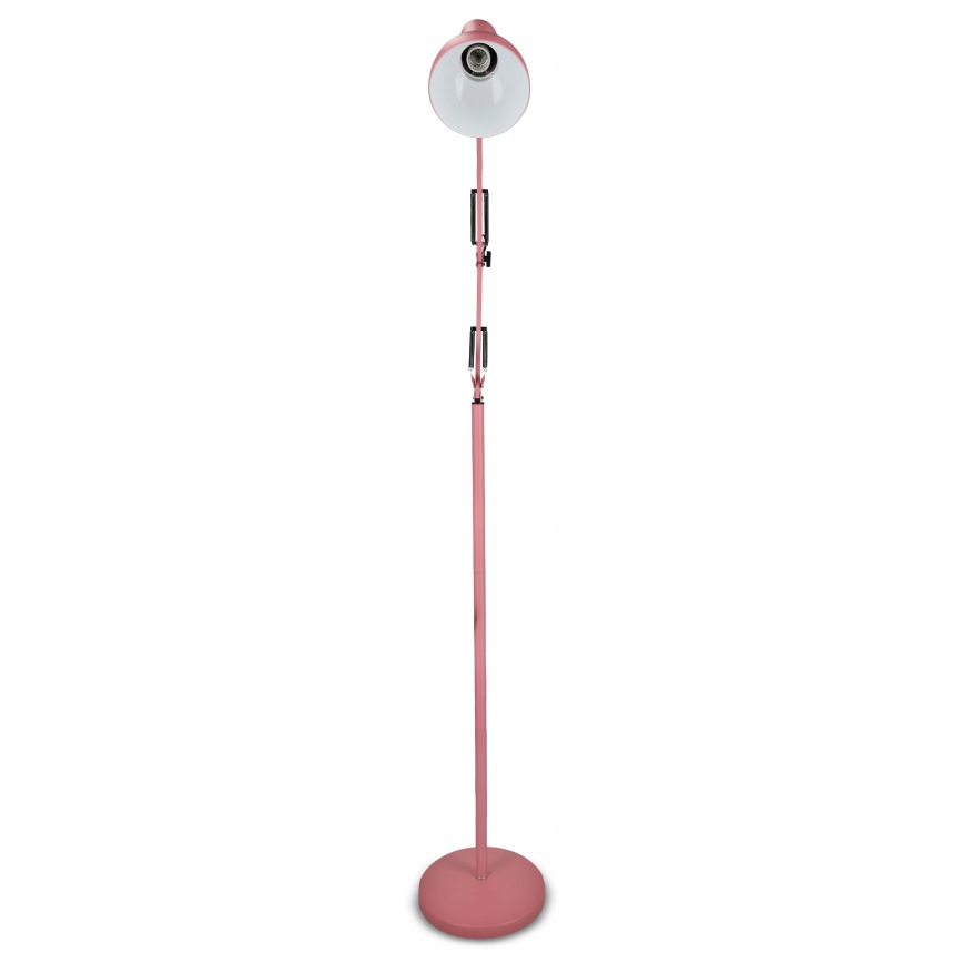 Lampa stojąca 1xE27/40W/230V różowa