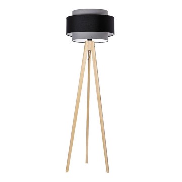 Lampa stojąca 1xE27/60W/230V szara
