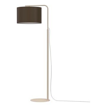 Lampa stojąca ARDEN 1xE27/15W/230V beżowa/brązowa