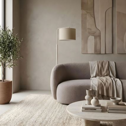 Lampa stojąca ARDEN 1xE27/15W/230V beżowa