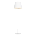 Lampa stojąca ARDEN 1xE27/60W/230V biała/złota