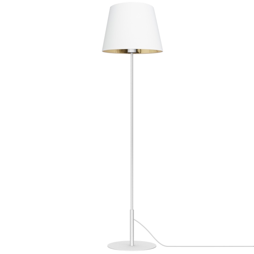 Lampa stojąca ARDEN 1xE27/60W/230V biała/złota