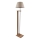 Lampa stojąca AYD 1xE27/40W/230V beżowa/brązowa
