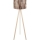 Lampa stojąca AYD 1xE27/40W/230V brązowa/beżowa