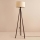 Lampa stojąca AYD 1xE27/40W/230V brązowa/beżowa