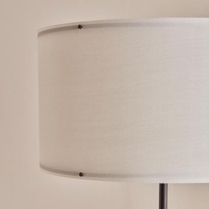 Lampa stojąca AYD 1xE27/40W/230V brązowa/biała