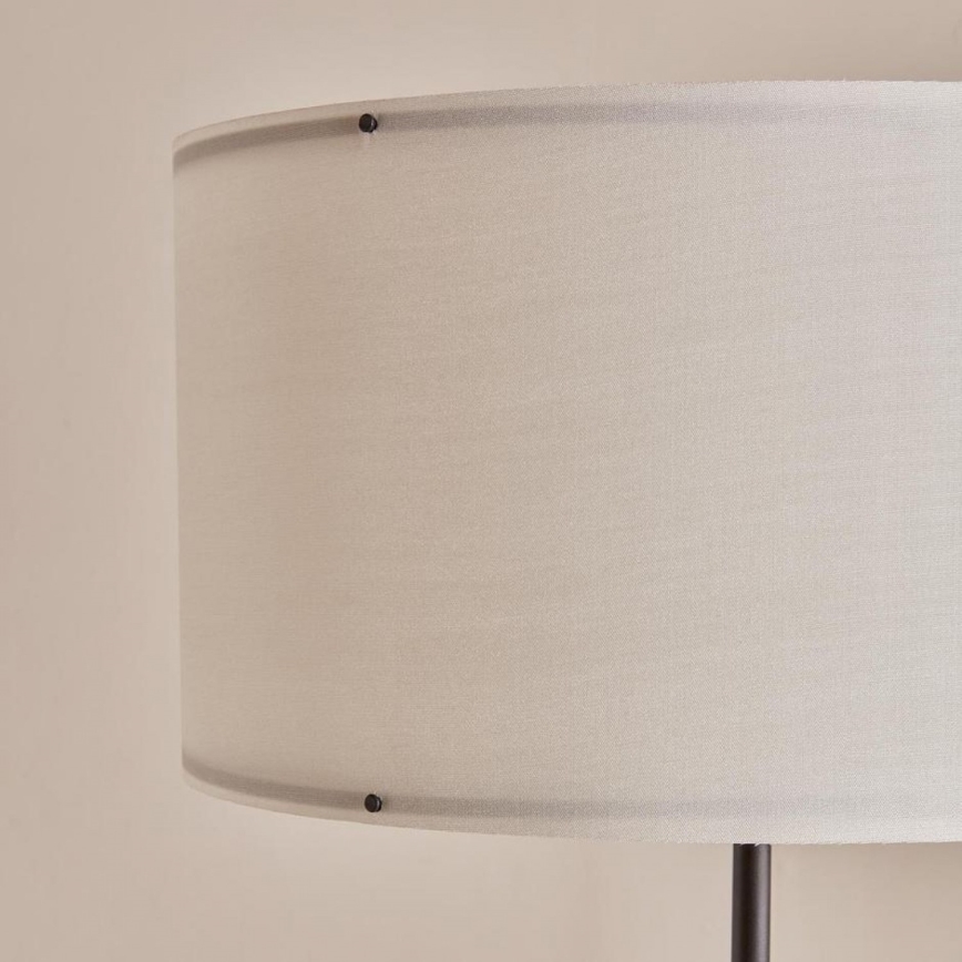 Lampa stojąca AYD 1xE27/40W/230V brązowa/biała
