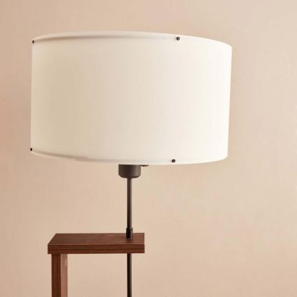 Lampa stojąca AYD 1xE27/40W/230V brązowa/biała
