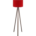 Lampa stojąca AYD 1xE27/40W/230V brązowa/czerwona