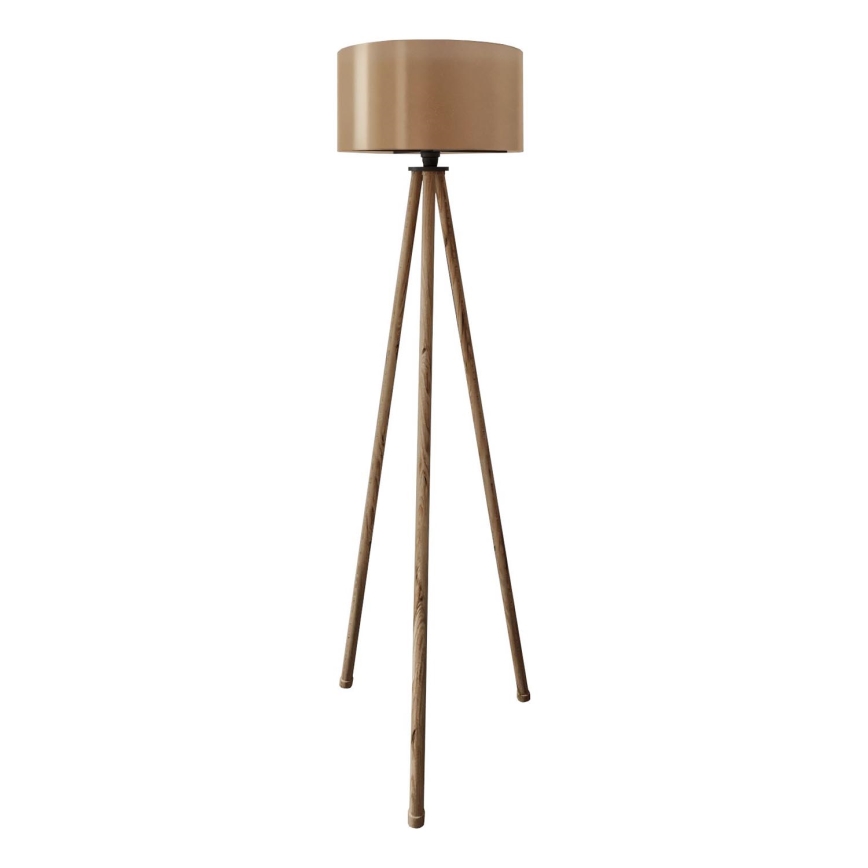 Lampa stojąca AYD 1xE27/40W/230V brązowa