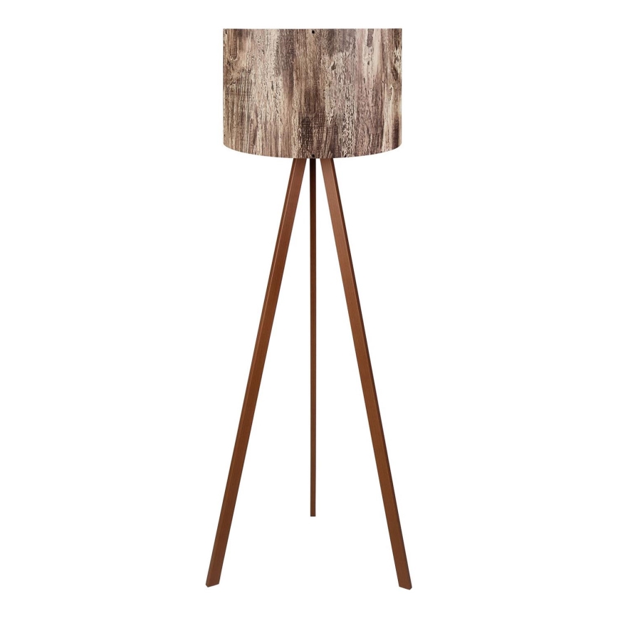 Lampa stojąca AYD 1xE27/40W/230V brązowa