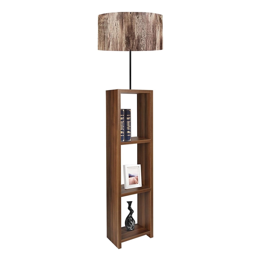Lampa stojąca AYD 1xE27/40W/230V brązowa
