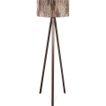 Lampa stojąca AYD 1xE27/40W/230V brązowa