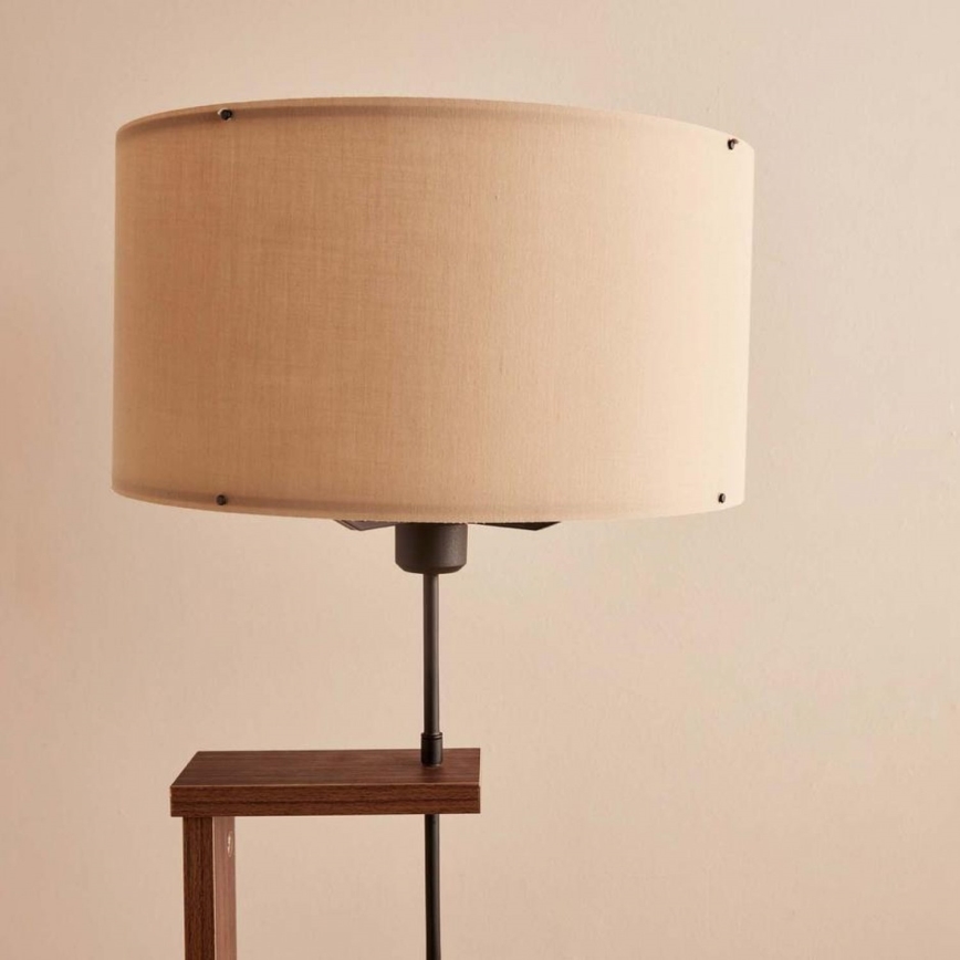 Lampa stojąca AYD 1xE27/40W/230V brązowa