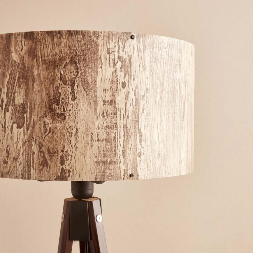 Lampa stojąca AYD 1xE27/40W/230V brązowa