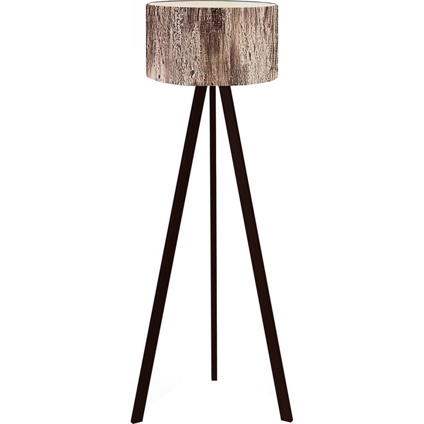 Lampa stojąca AYD 1xE27/40W/230V brązowa