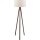 Lampa stojąca AYD 1xE27/40W/230V brązowa/kremowa
