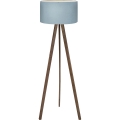 Lampa stojąca AYD 1xE27/40W/230V brązowa/niebieska