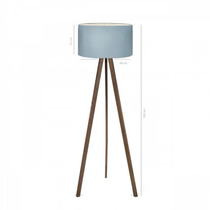 Lampa stojąca AYD 1xE27/40W/230V brązowa/niebieska