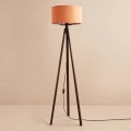 Lampa stojąca AYD 1xE27/40W/230V brązowa/pomarańczowa