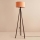 Lampa stojąca AYD 1xE27/40W/230V brązowa/pomarańczowa