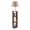 Lampa stojąca AYD 1xE27/40W/230V brązowa/szara