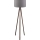 Lampa stojąca AYD 1xE27/40W/230V brązowa/szara