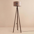 Lampa stojąca AYD 1xE27/40W/230V brązowa/wielobarwna