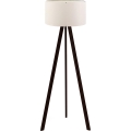 Lampa stojąca AYD 1xE27/40W/230V brązowo-biała