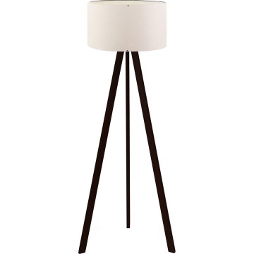 Lampa stojąca AYD 1xE27/40W/230V brązowo-biała