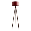 Lampa stojąca AYD 1xE27/40W/230V brązowo-czerwona