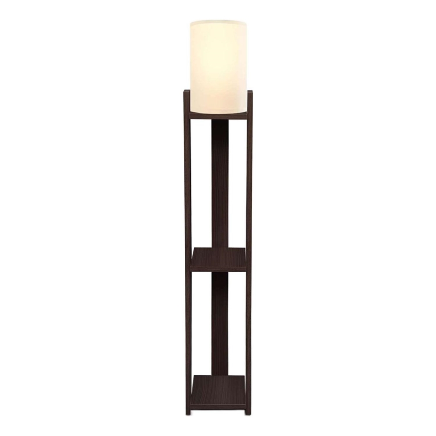 Lampa stojąca AYD 1xE27/40W/230V brązowo-kremowa