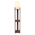 Lampa stojąca AYD 1xE27/40W/230V brązowo-kremowa