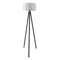 Lampa stojąca AYD 1xE27/40W/230V czarna/biała