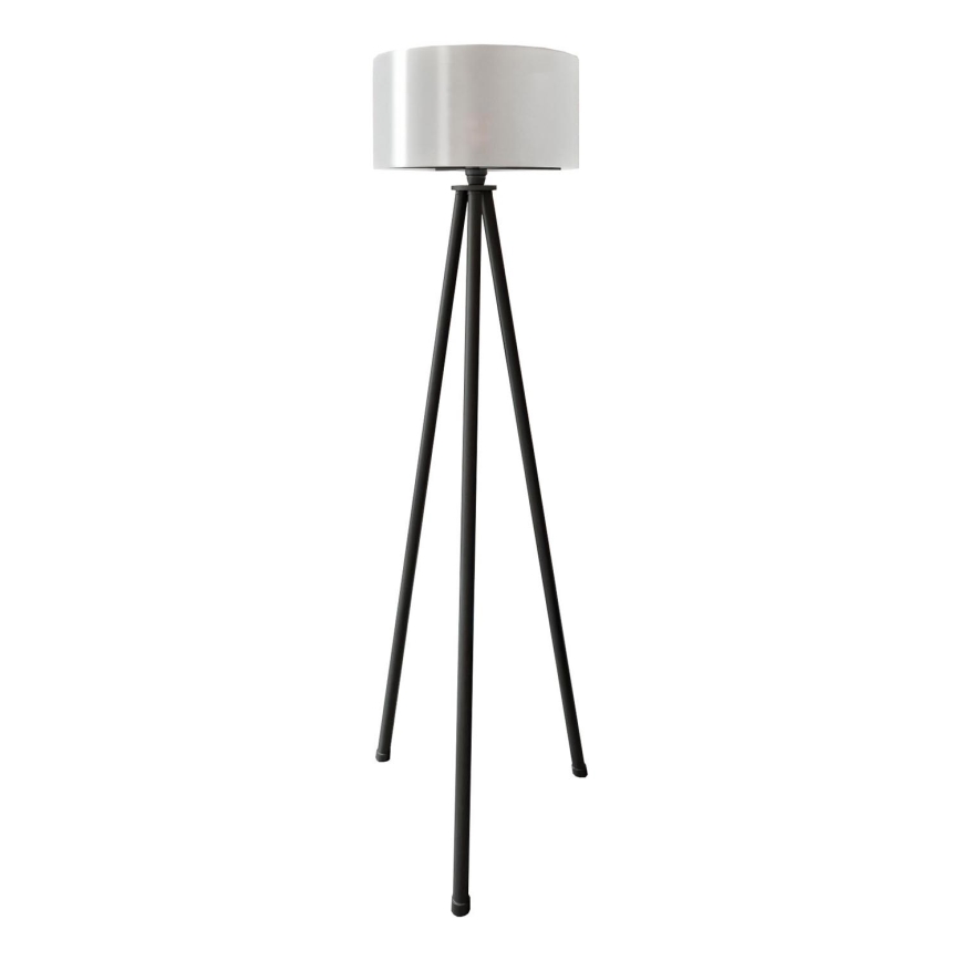 Lampa stojąca AYD 1xE27/40W/230V czarna/biała