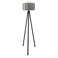 Lampa stojąca AYD 1xE27/40W/230V czarna/szara